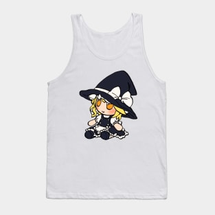 Mudwizard draws marisa kirisame fumo plush / touhou memes Tank Top